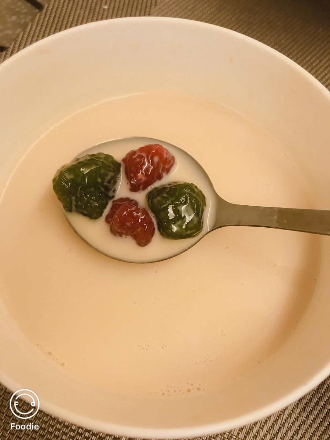 彩色木薯圆子(芋圆同款)的做法