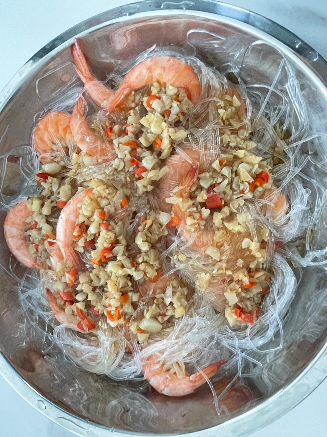 蒜蓉粉丝蒸虾