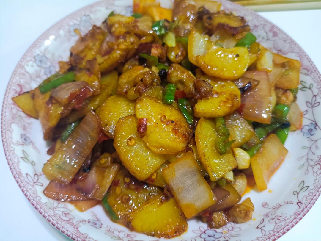 干锅土豆片