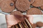 巧克力夹心饼干也可以有很好看的纹路，做法超简单！