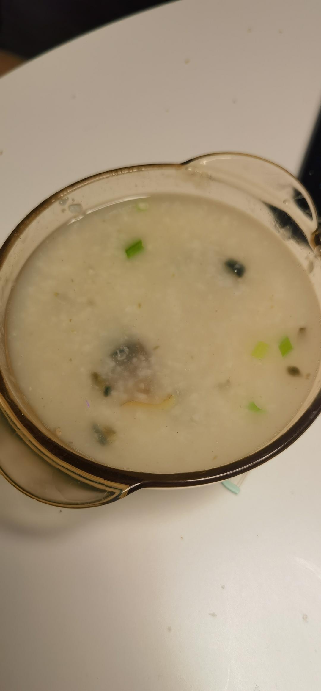 十五分钟快手之香滑皮蛋瘦肉粥(附五分钟电饭煲电压力锅更快捷方法)