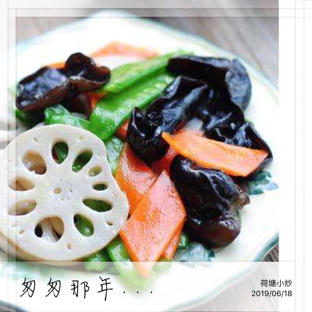 不费油的荷塘小炒