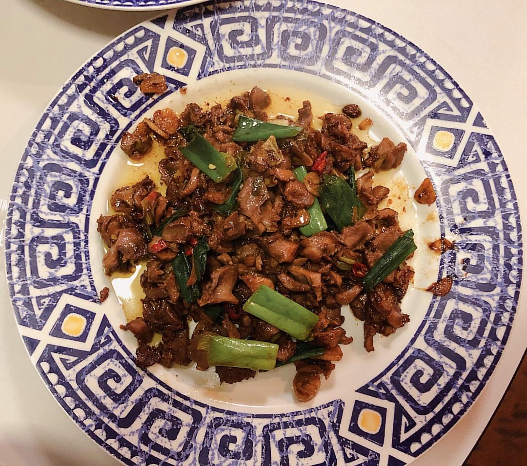 爆炒鸡胗