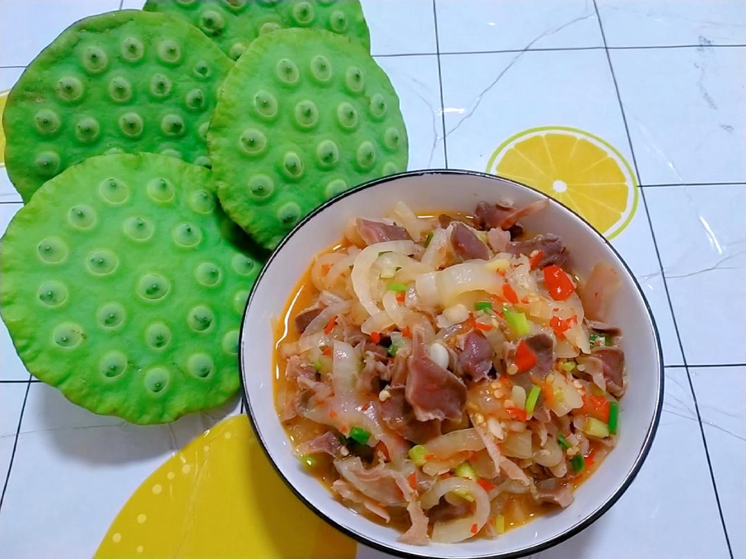 青椒洋葱炒鸡胗