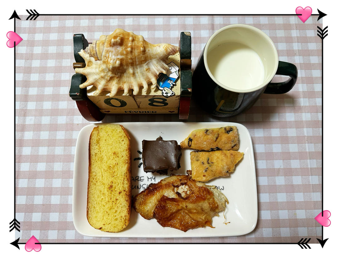 孩子学生上学早餐打卡进行中(第二贴）🍛🥛～