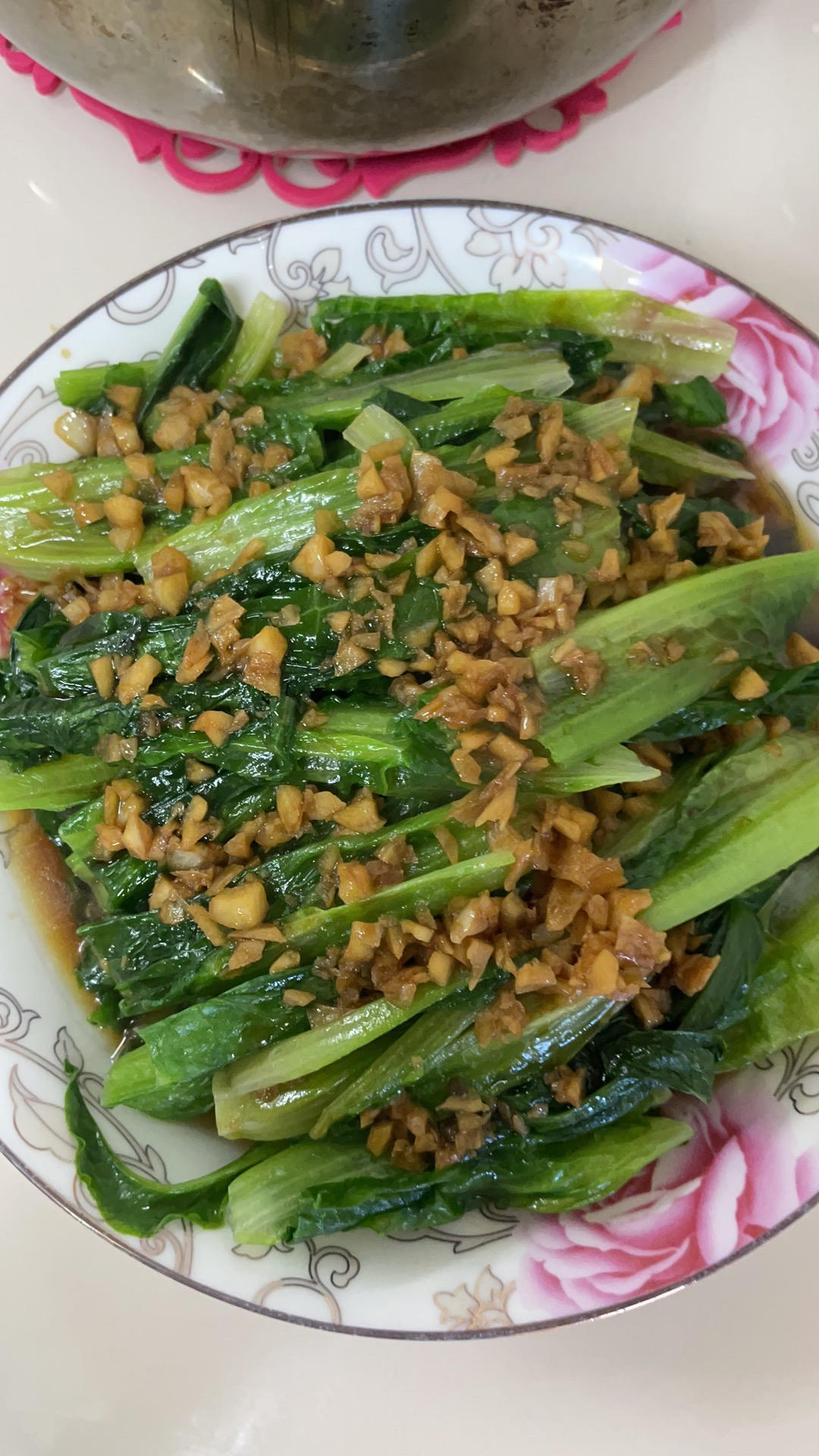 白灼油麦菜——晚间减肥餐