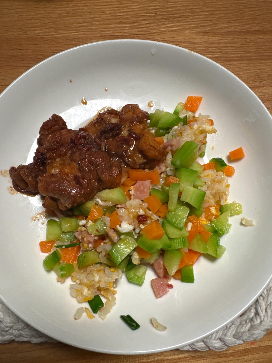 照烧鸡腿饭