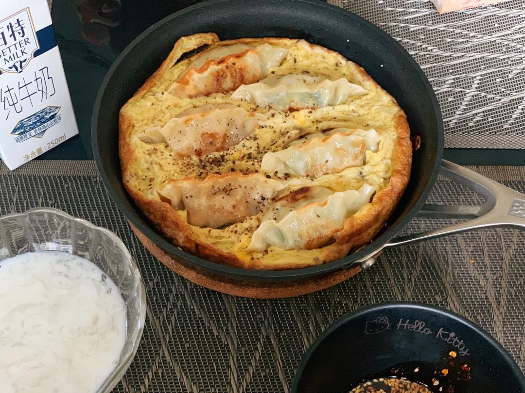 懒人快手抱蛋煎饺