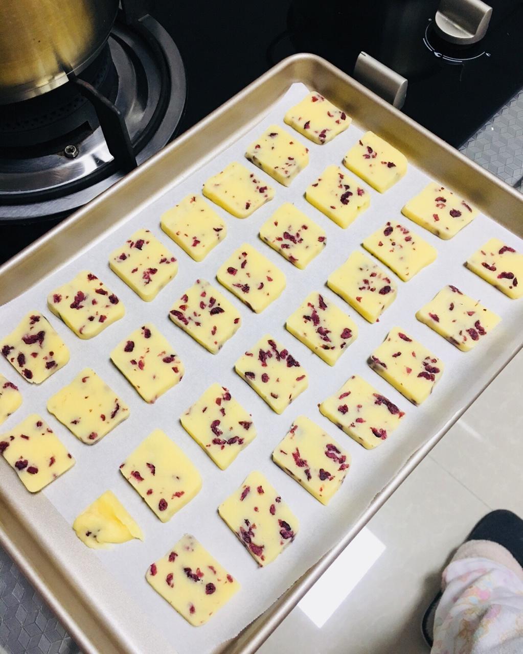 低糖少油版蔓越莓饼干