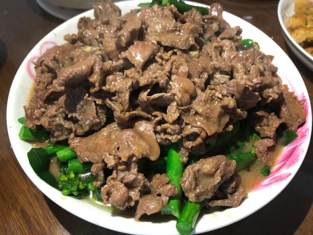 芥蓝炒牛肉（潮汕版）