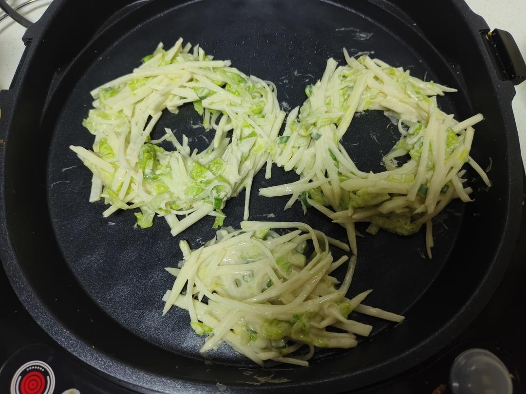 大爱土豆萝卜低脂营养新吃法-鸟巢鸡蛋饼