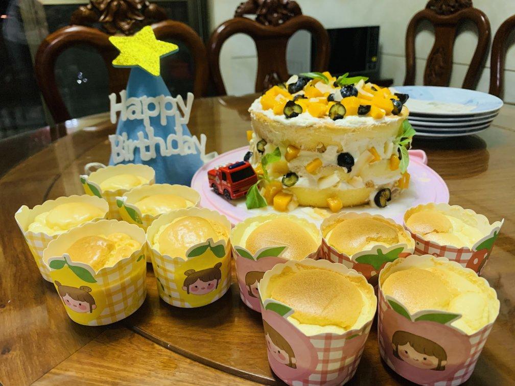 超柔软6寸戚风蛋糕(附8寸配方)零失败 超详细‼️含操作视频