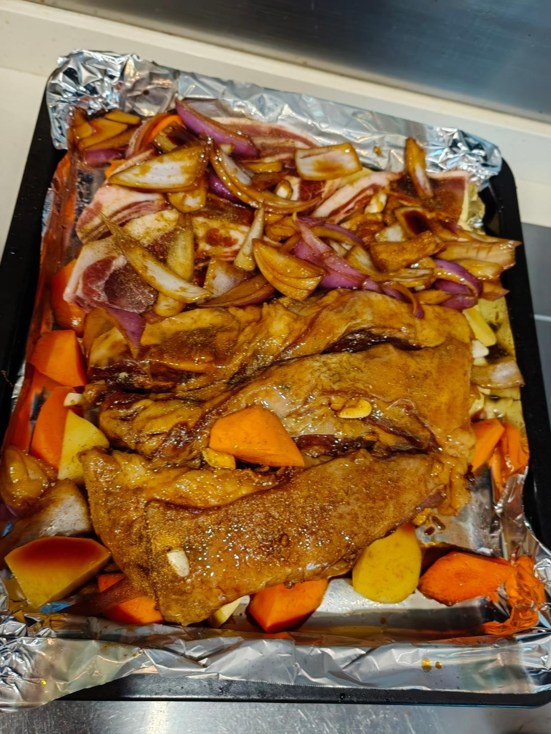 超好吃的烤羊排烤箱版