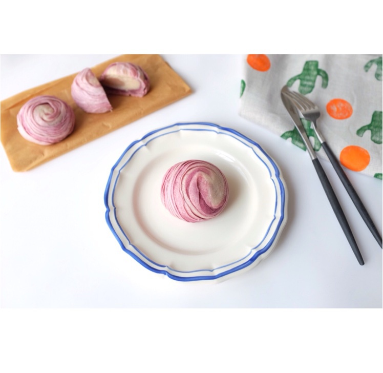 麻薯香芋酥/台湾大甲芋头酥(无猪油完美复刻2015.10修订各种抹茶酥、绿茶酥、蛋黄酥、紫薯酥通用哟）