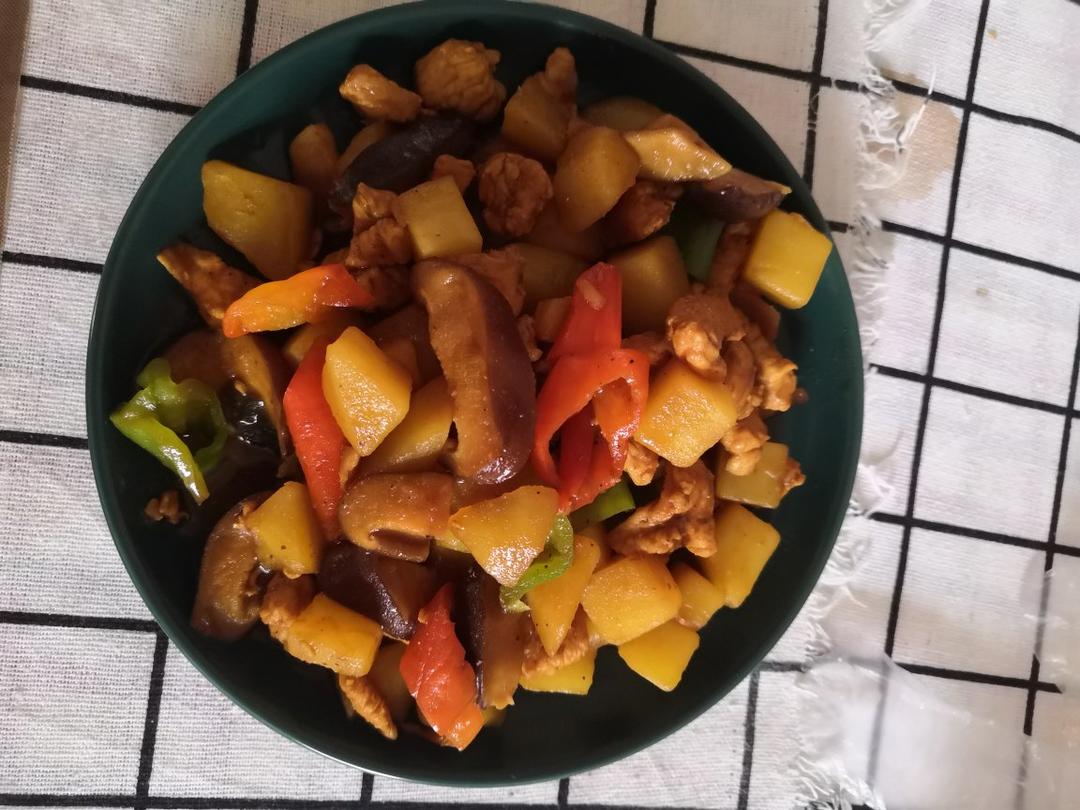 ㊙️香菇土豆肉沫拌饭❗️比外卖还好吃