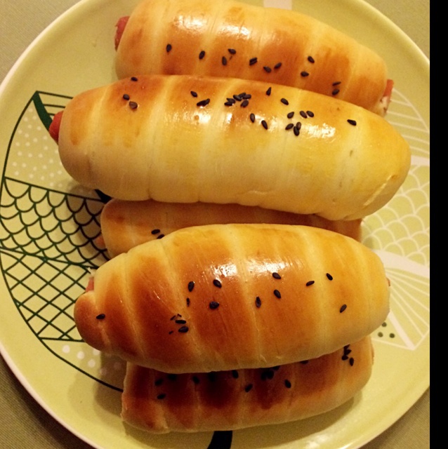 热狗面包卷