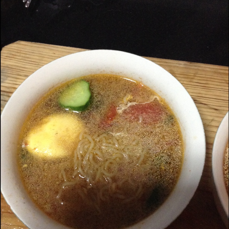 满足食欲的深夜秘密 森系浓香泡面