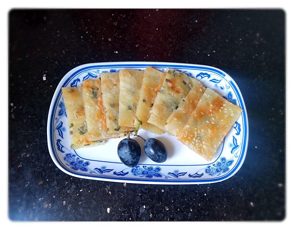 家常葱花千层饼（三种手法，三种口味）