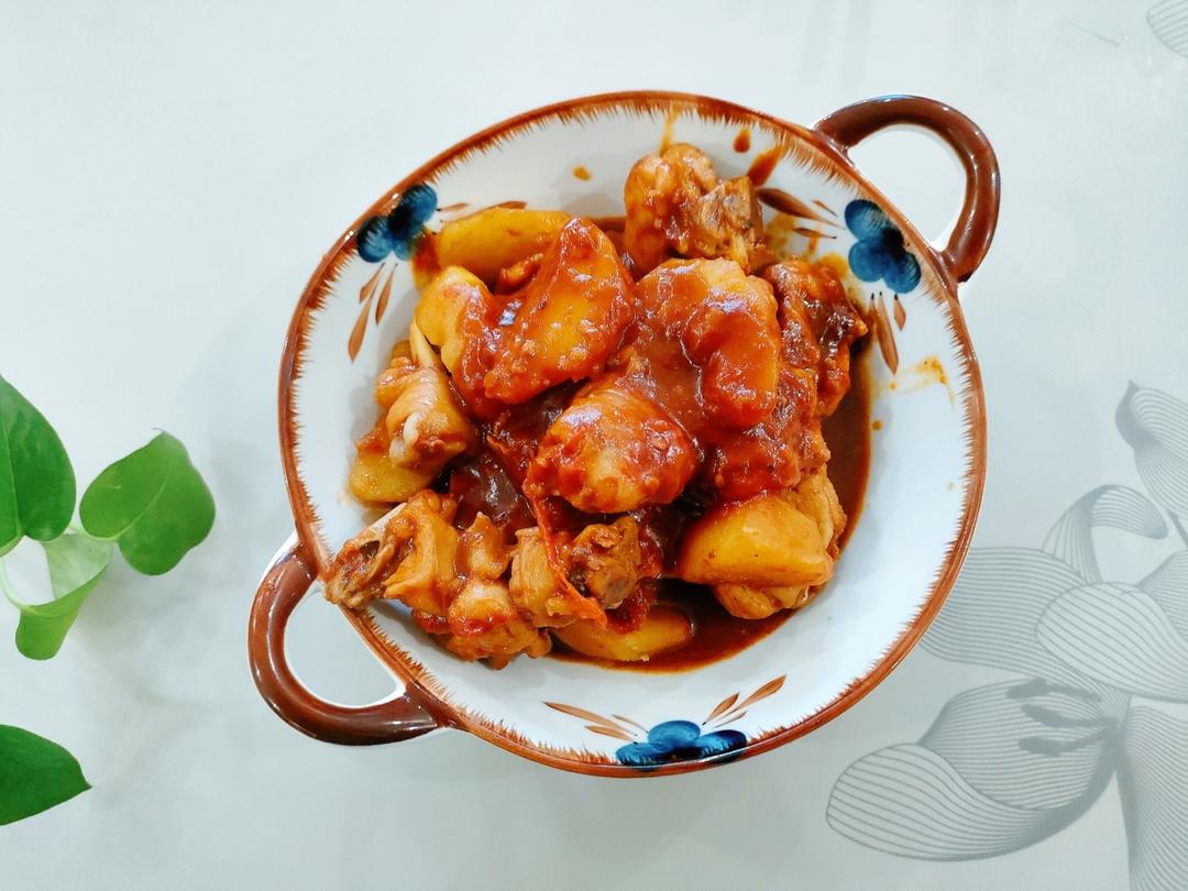 番茄土豆炖鸡