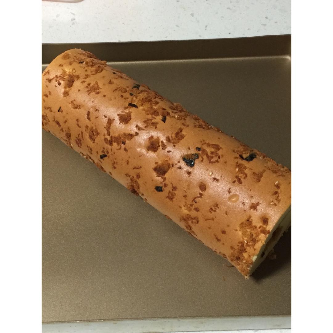 香葱肉松肥蛋糕卷～