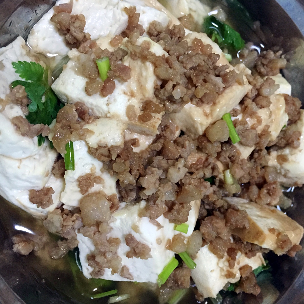 肉末蒸豆腐