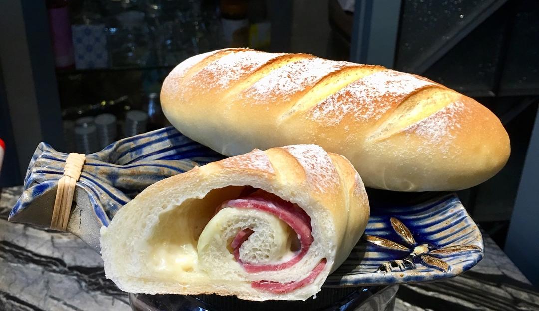 isachang做的法式脆皮培根面包