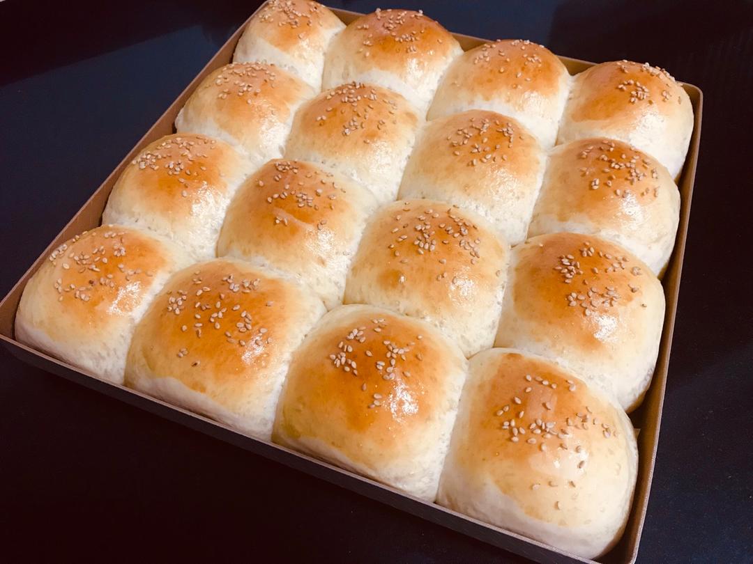 奶黄小餐包-一次发酵超好吃（附快手奶黄馅制作方法）