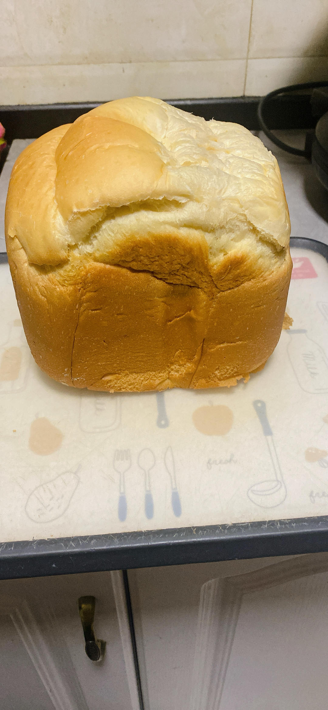 柏翠面包机-超软拉丝吐司面包一次性发酵