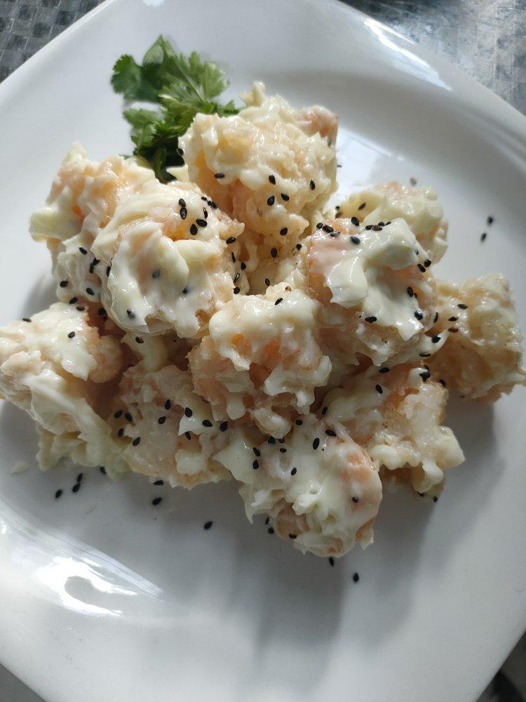 柏悦平替版芥末虾球