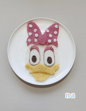 迪士尼卡通唐老鸭造型的美食集锦黛西黛丝的做法 步骤14