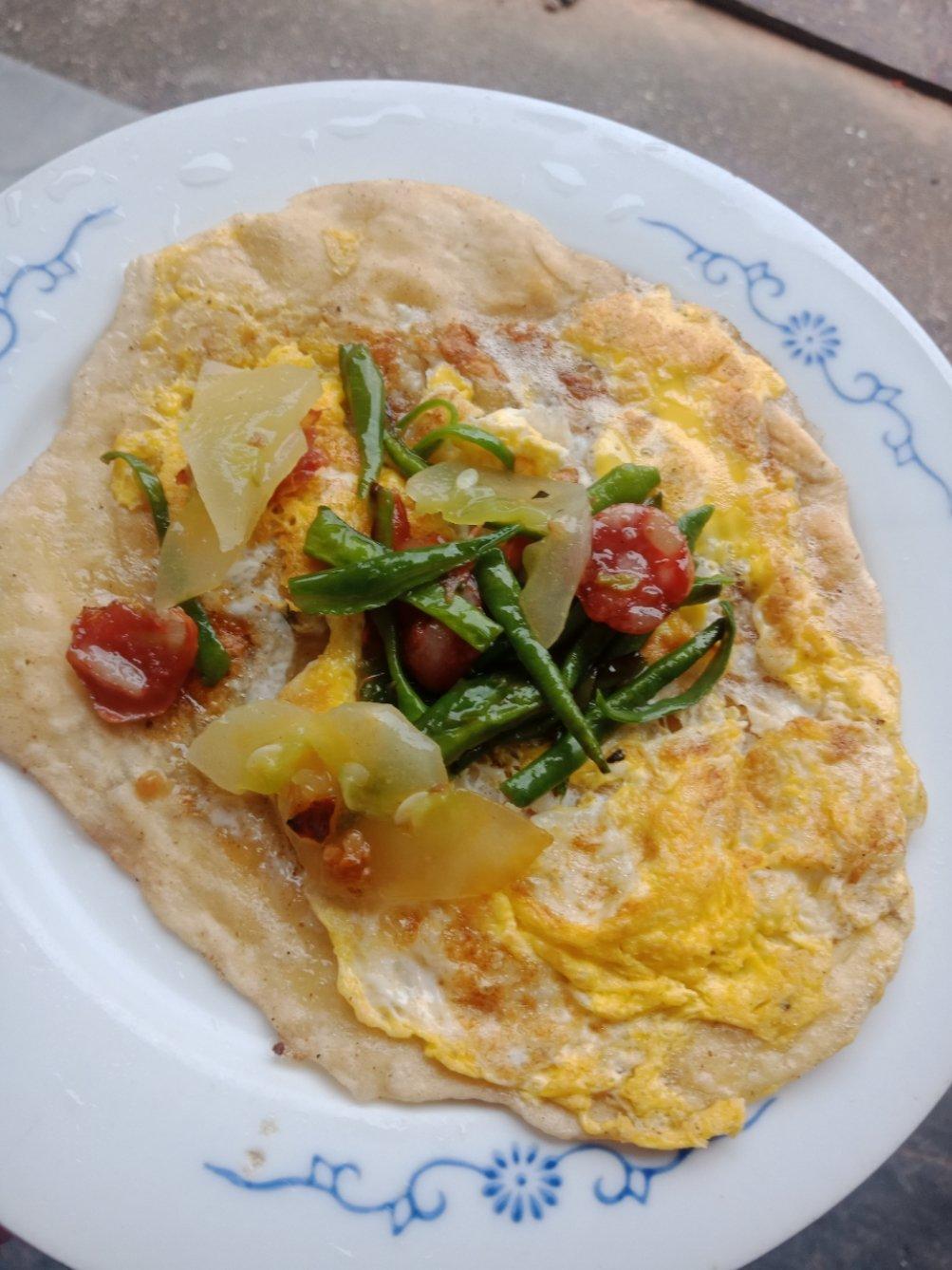 快速早餐鸡蛋葱花饼