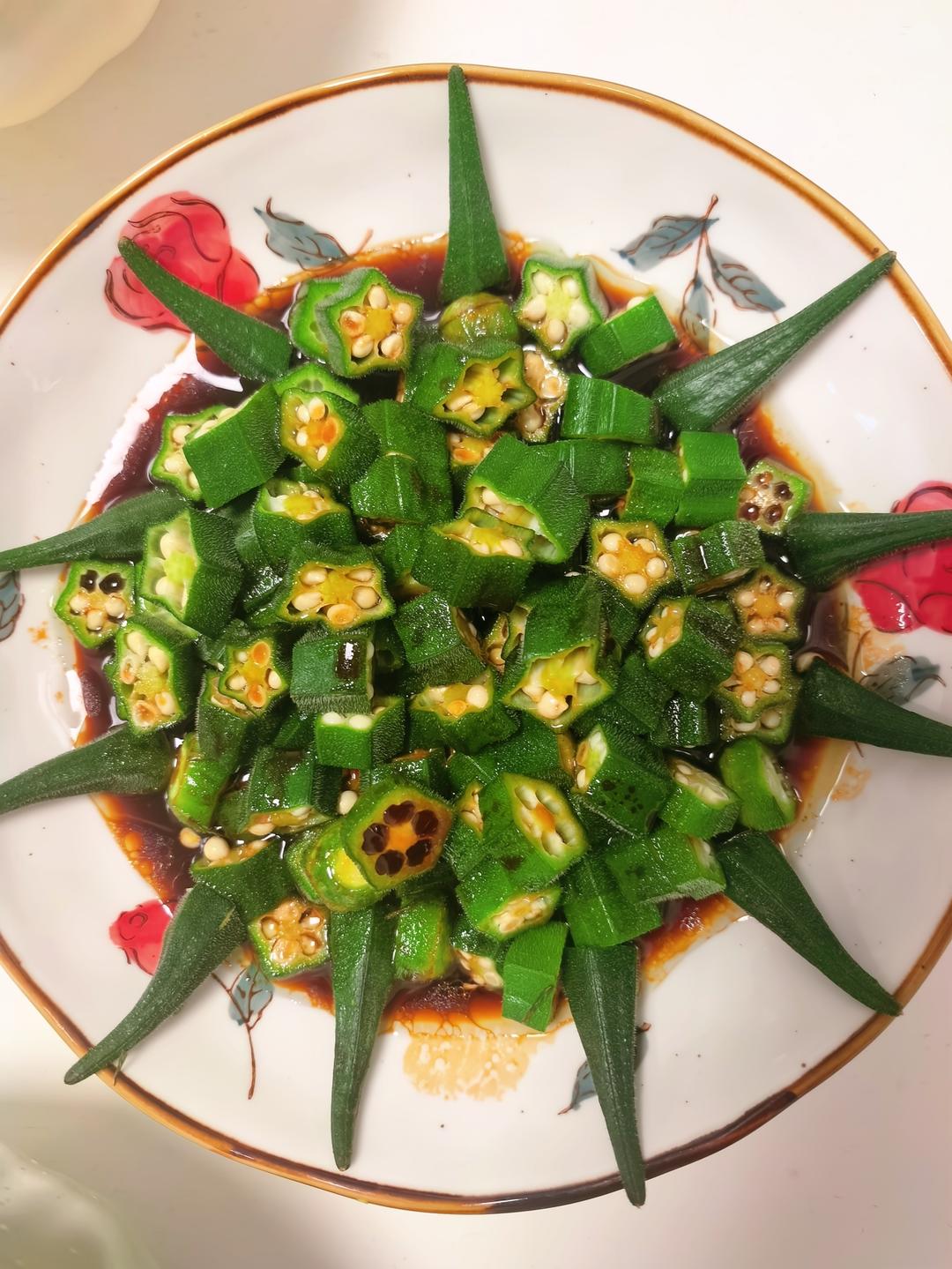 【白灼秋葵】清爽简单