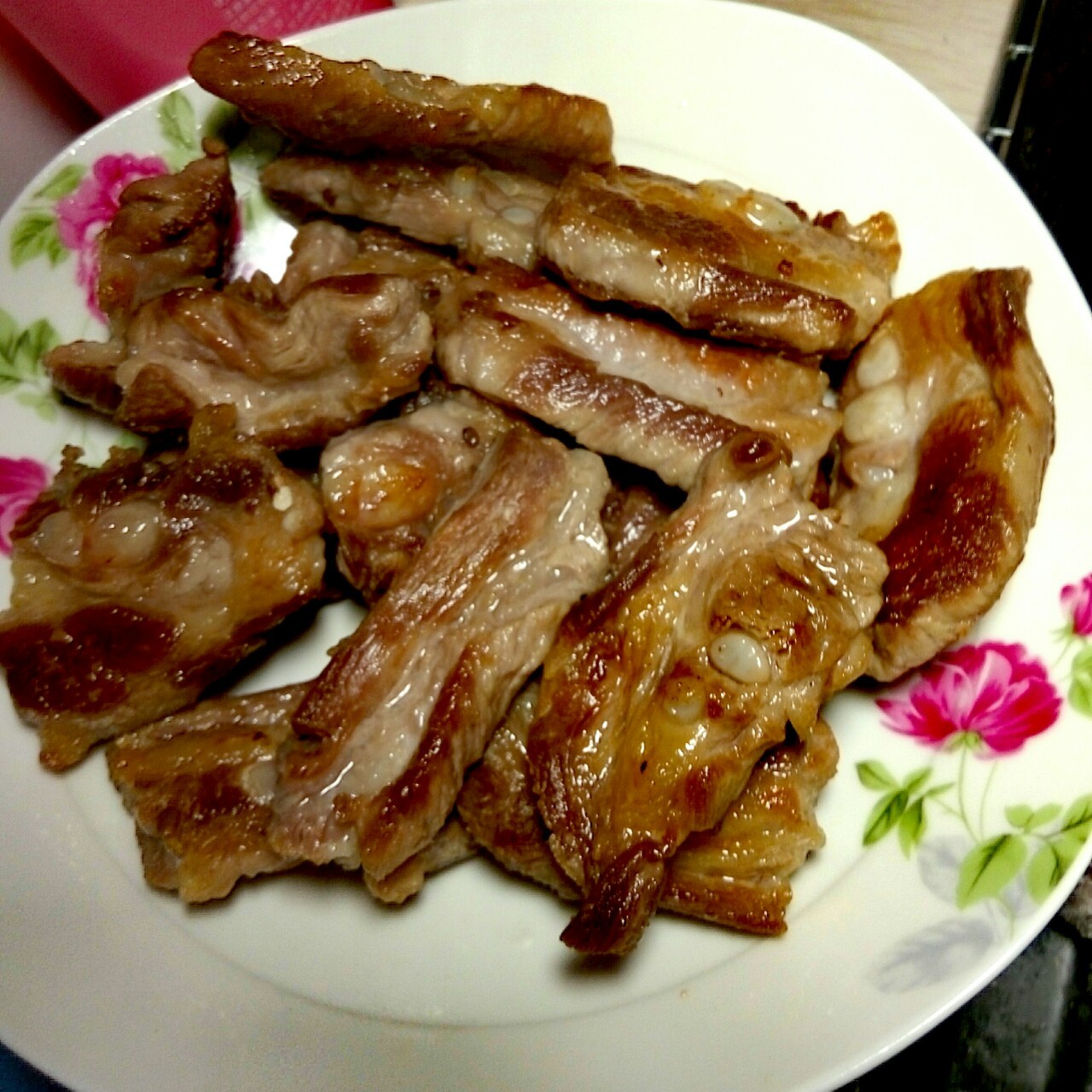 双椒煎排骨