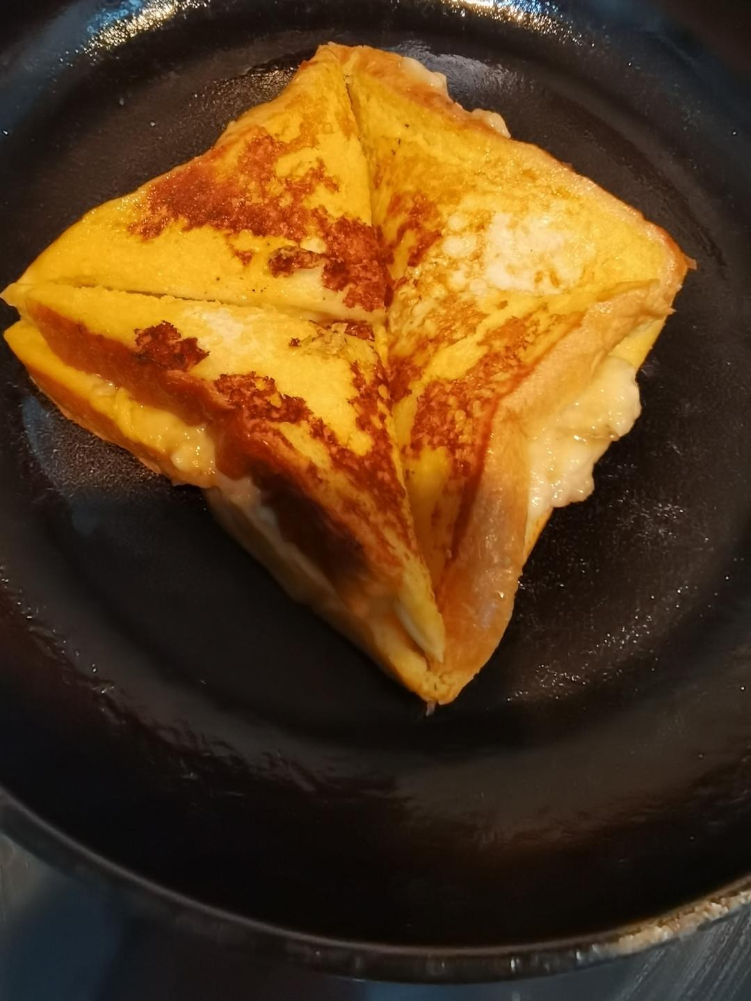 港式西多士（煎牛奶鸡蛋吐司🍞）