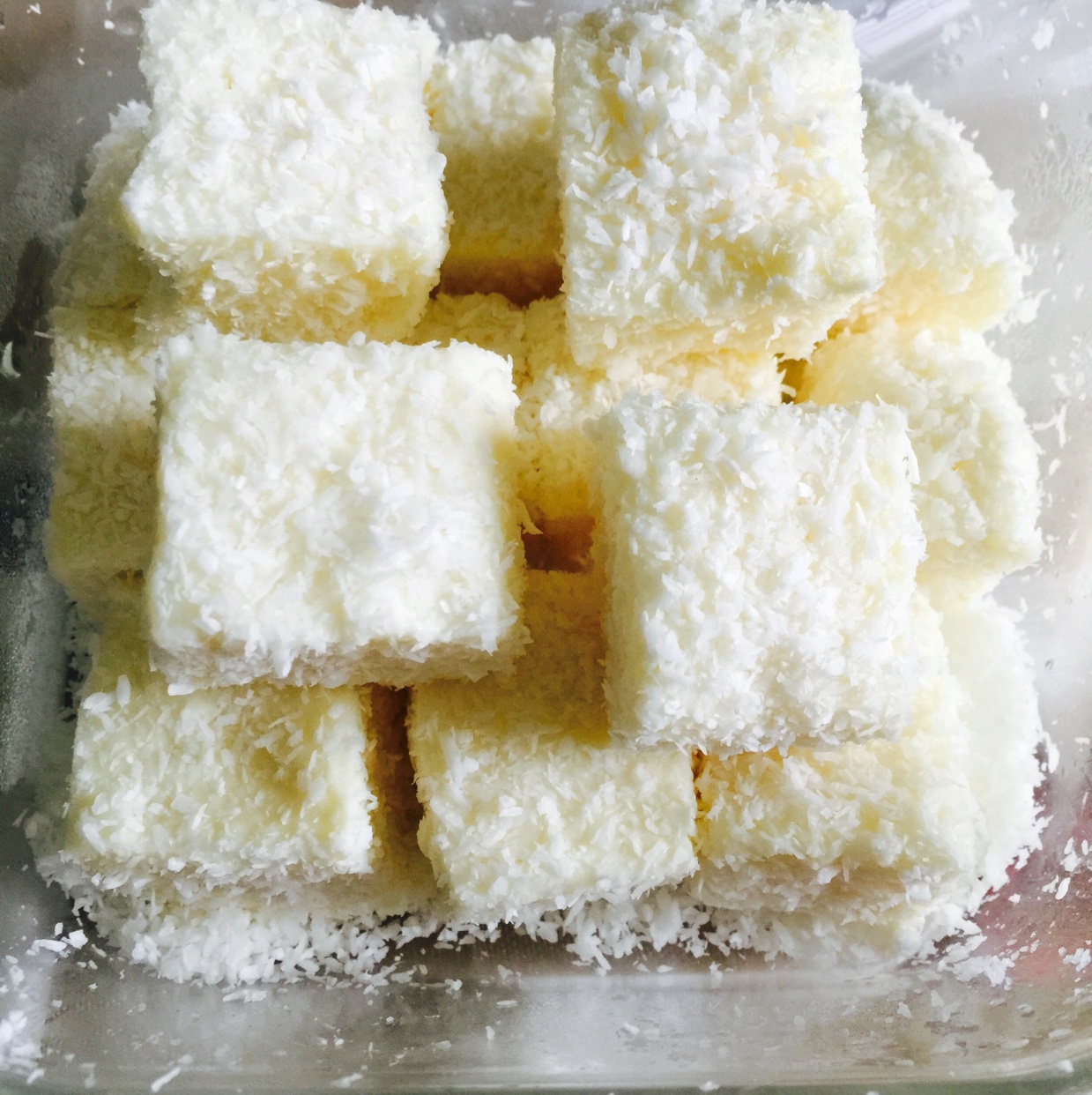 椰蓉牛奶小方