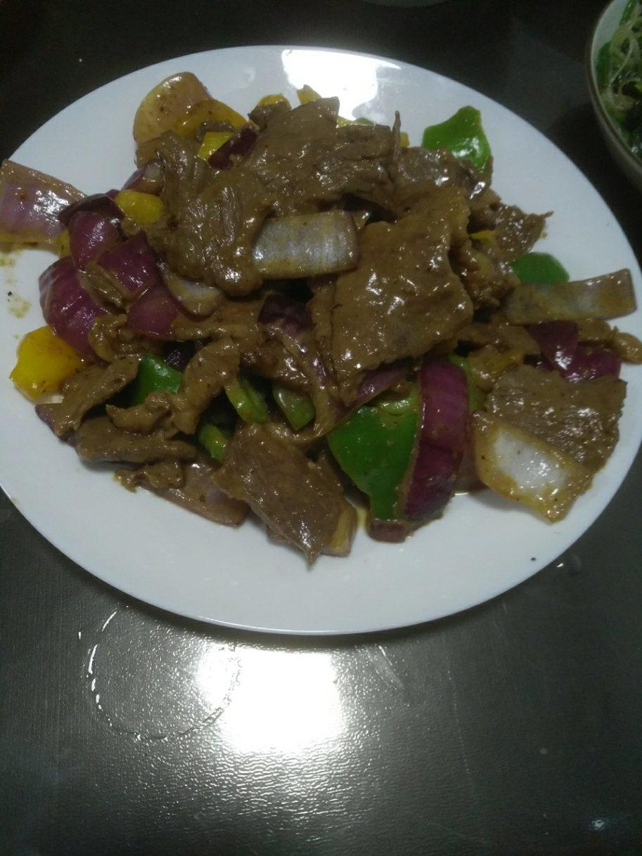 杭椒牛柳黑椒牛柳 终于找到炒出嫩牛肉的办法了 肉片肉丝都适用