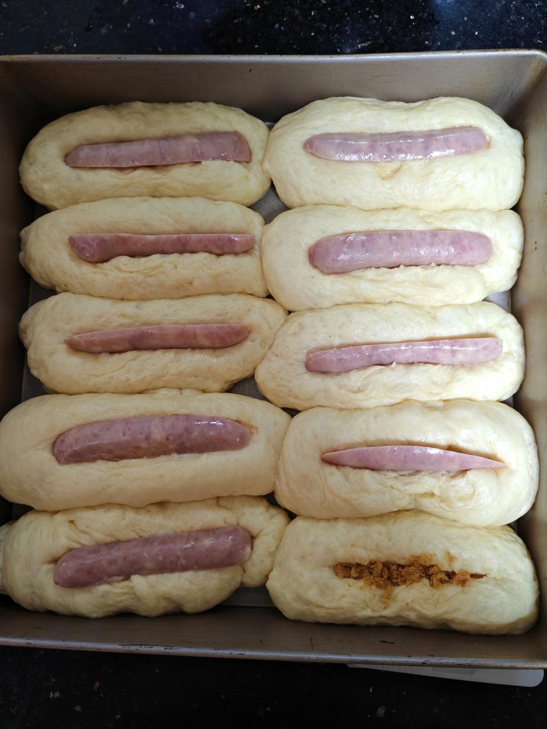 香葱火腿肉松面包