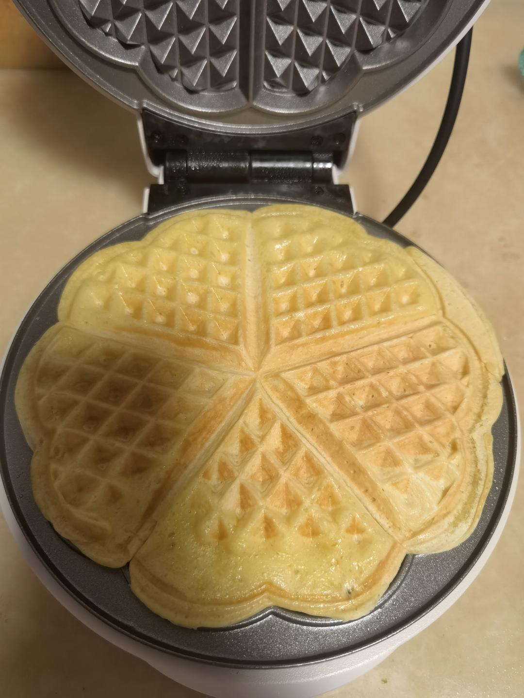 拒绝泡打粉的华夫饼方子