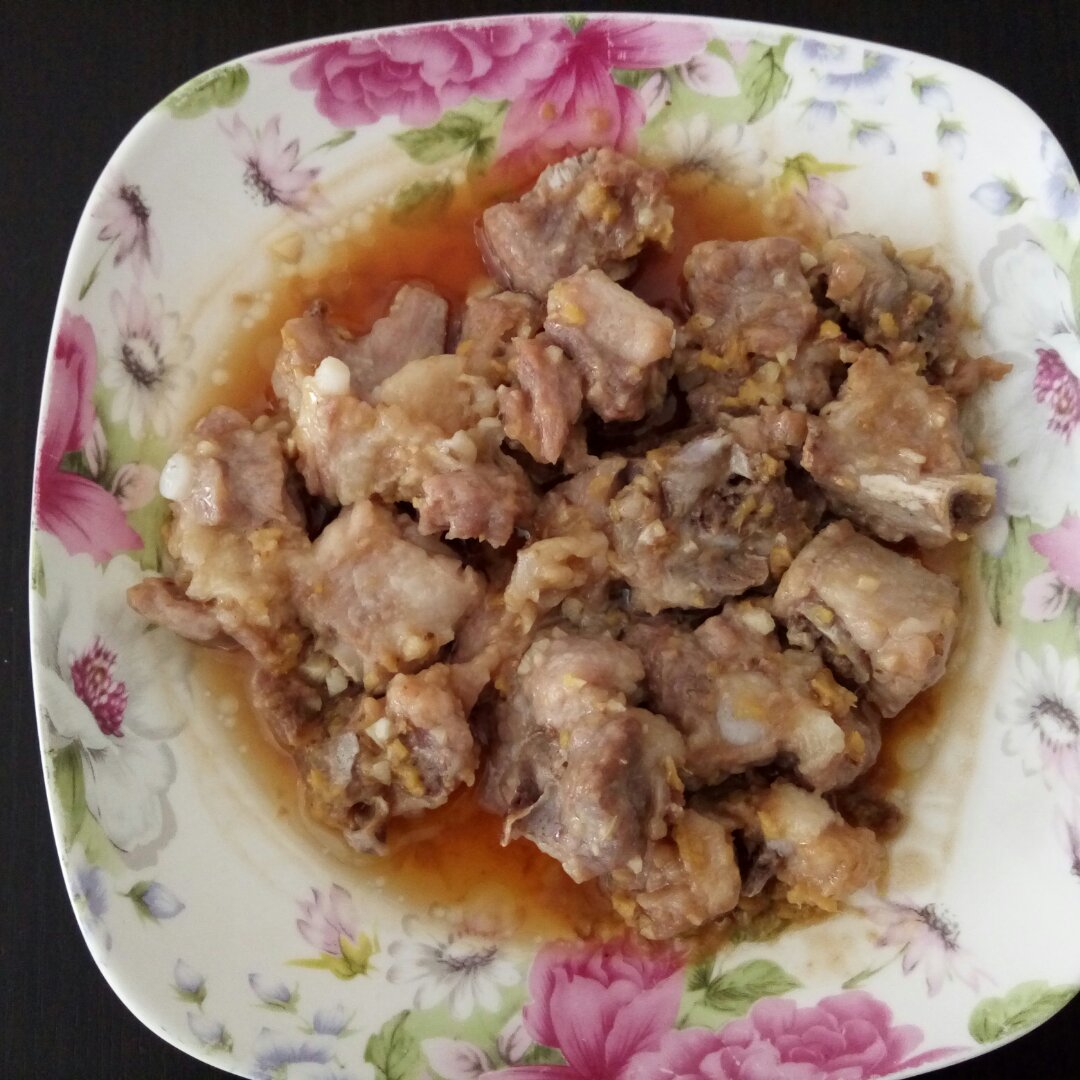lce2005做的隔水清蒸蒜香排骨