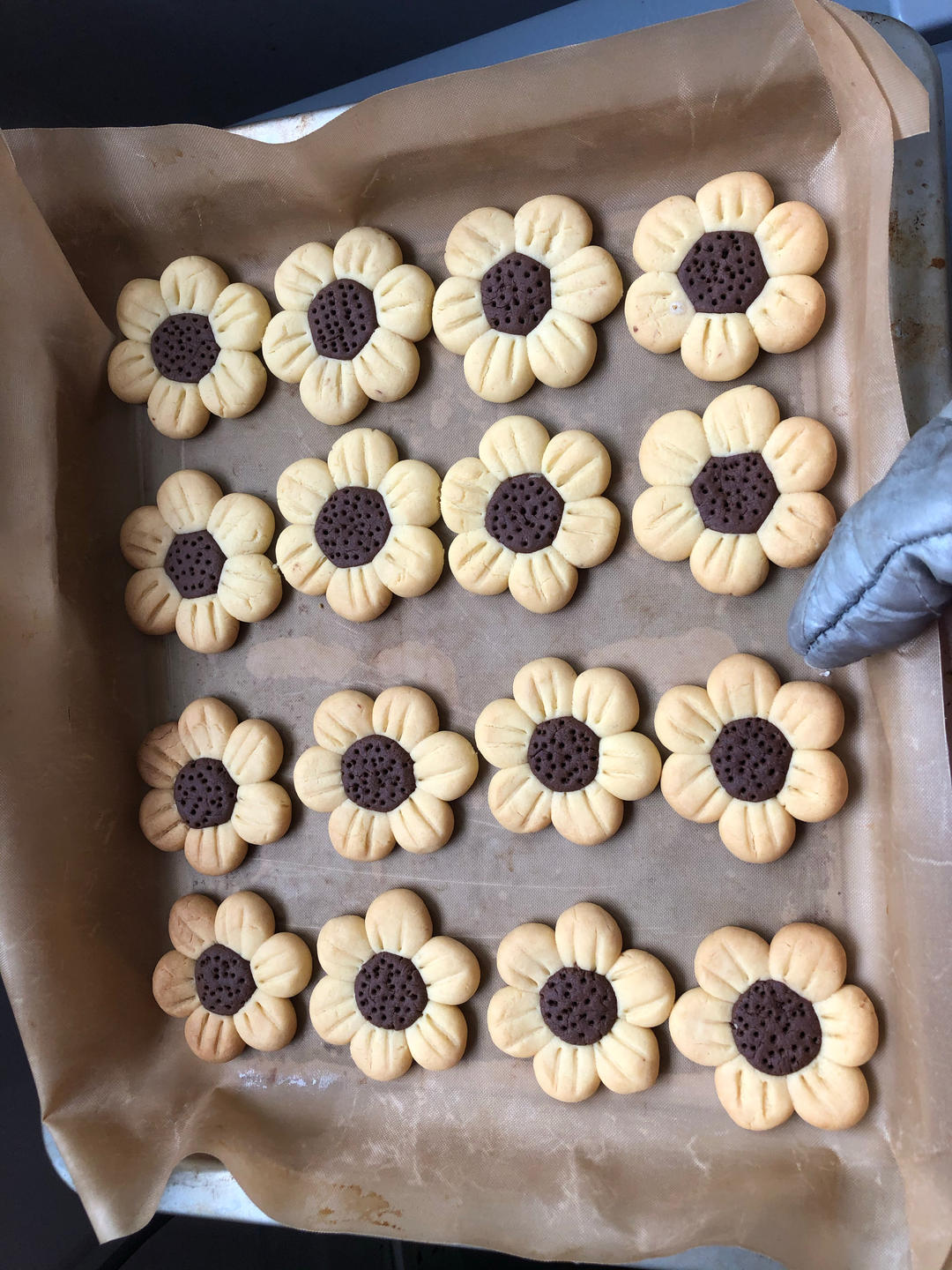 送你一朵小红花 🌺免模具｜零难度花朵饼干