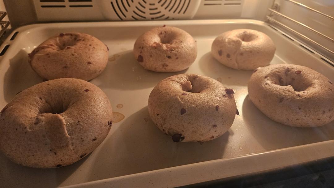 给减肥瘦身党 无糖无油蔓越莓全麦贝果