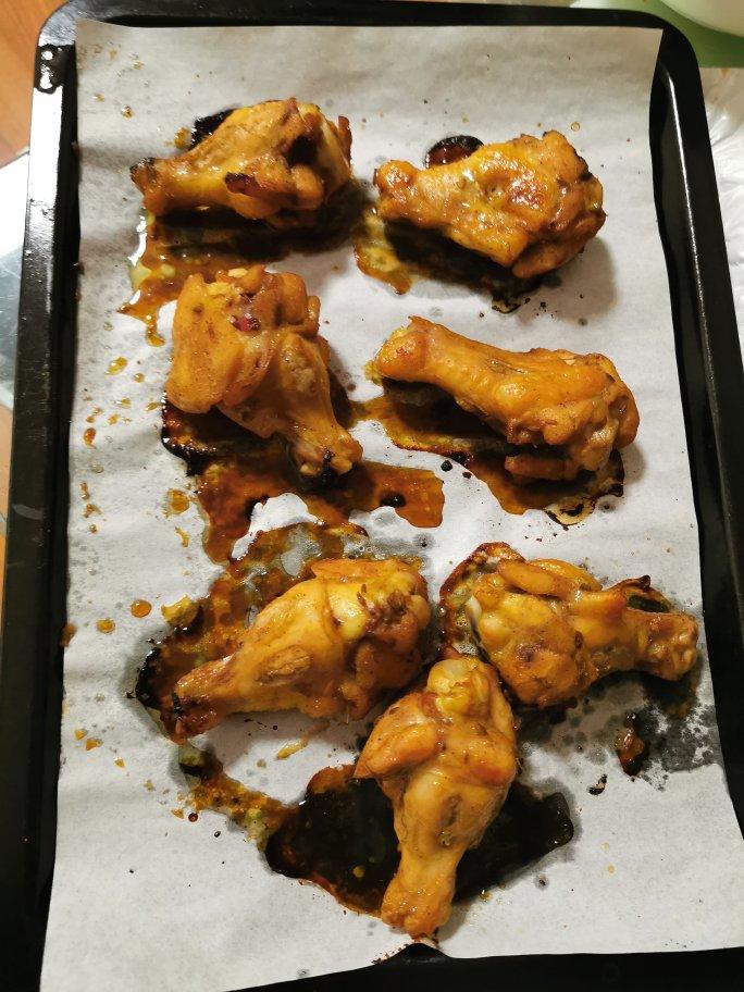 鲜嫩多汁！比烧烤摊好吃的孜然烤鸡腿