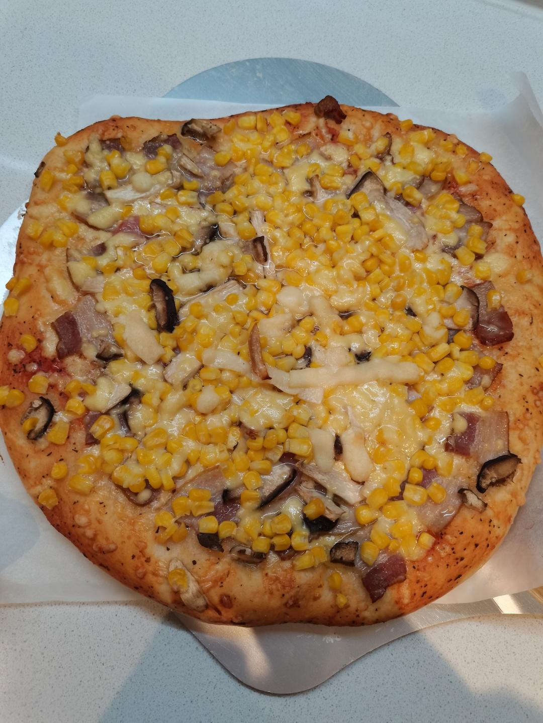 自制厚底披萨面饼