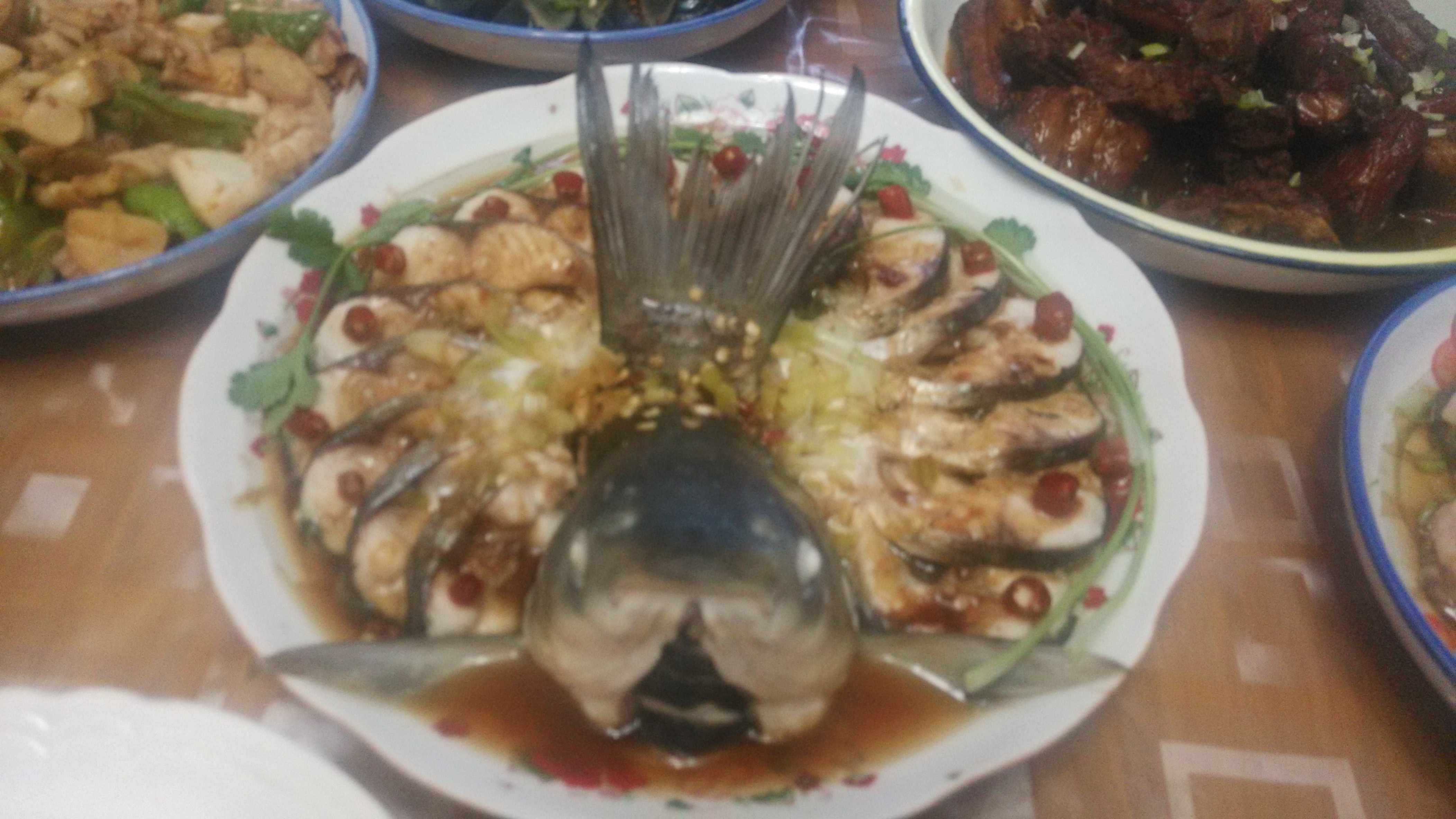 孔雀开屏清蒸鱼