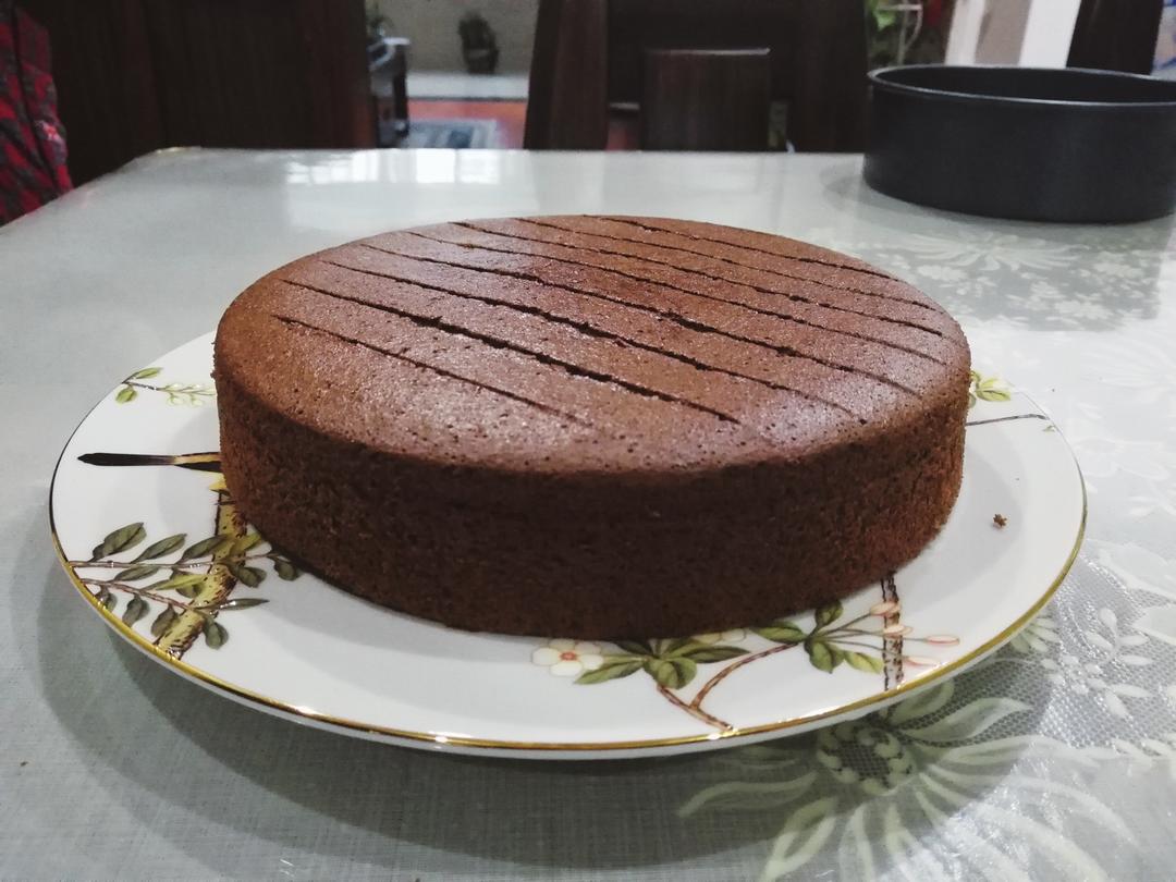 可可戚风蛋糕～8寸～百分百成功