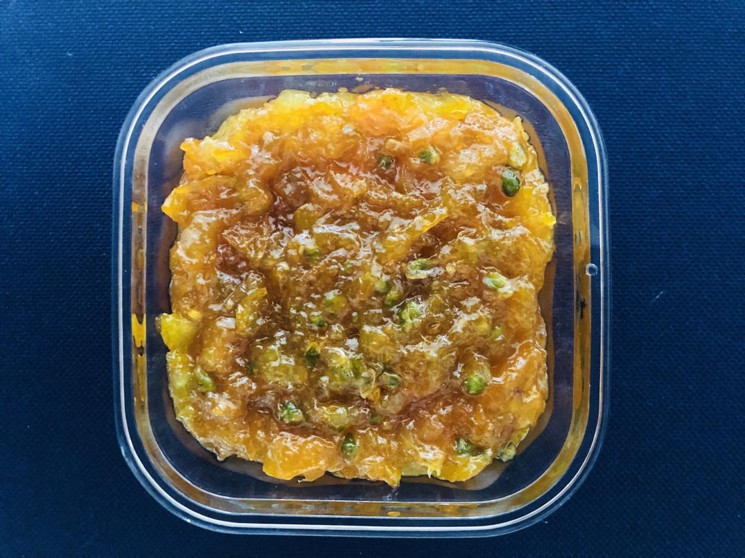 金桔酱润肺止咳化痰疗效好。金桔酱。