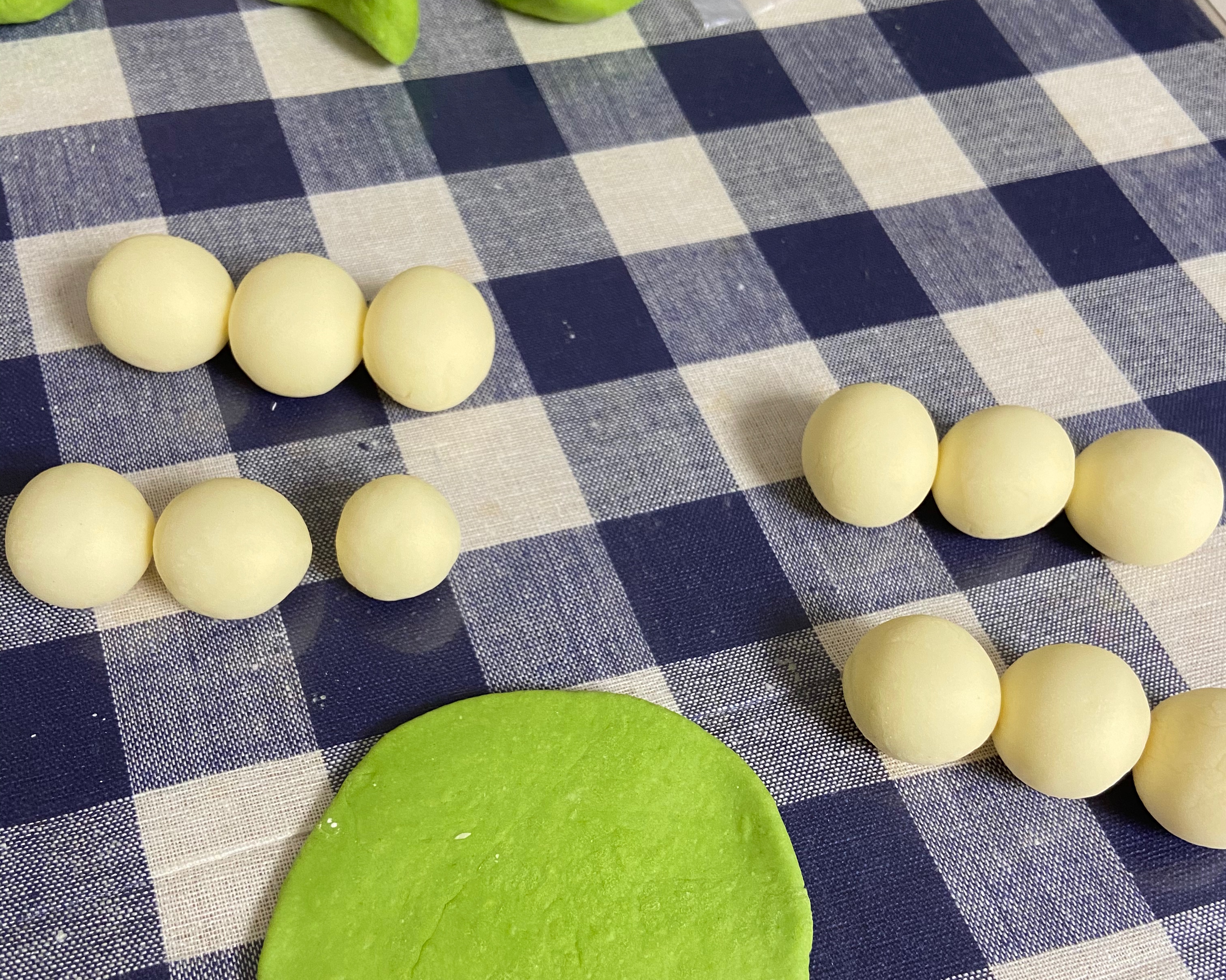 辅食篇～豌豆荚馒头的做法 步骤2