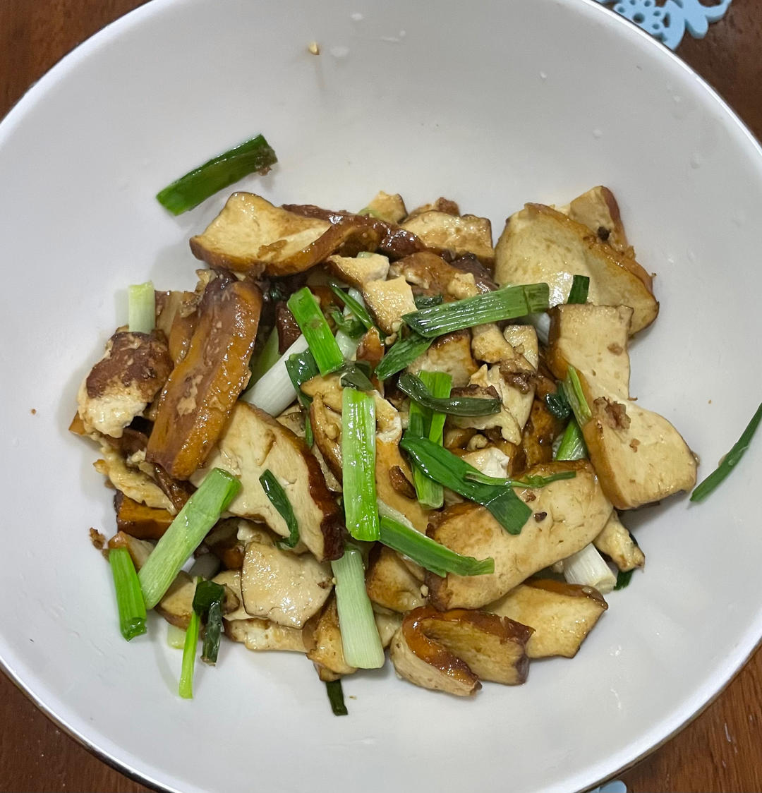 豆干炒蒜苗