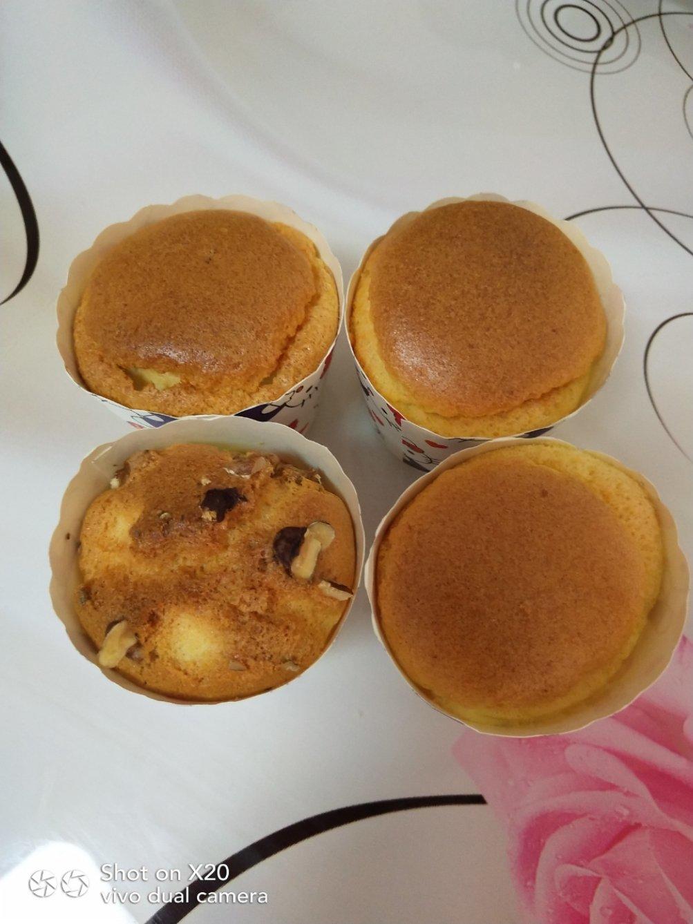 纸杯蛋糕 8寸戚风蛋糕的量