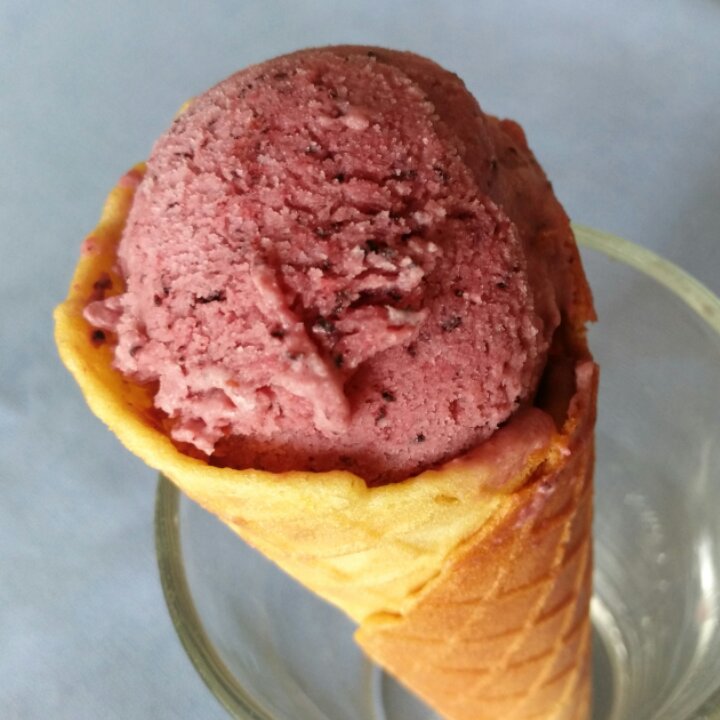 蓝莓酸奶冰淇淋｜一条视频